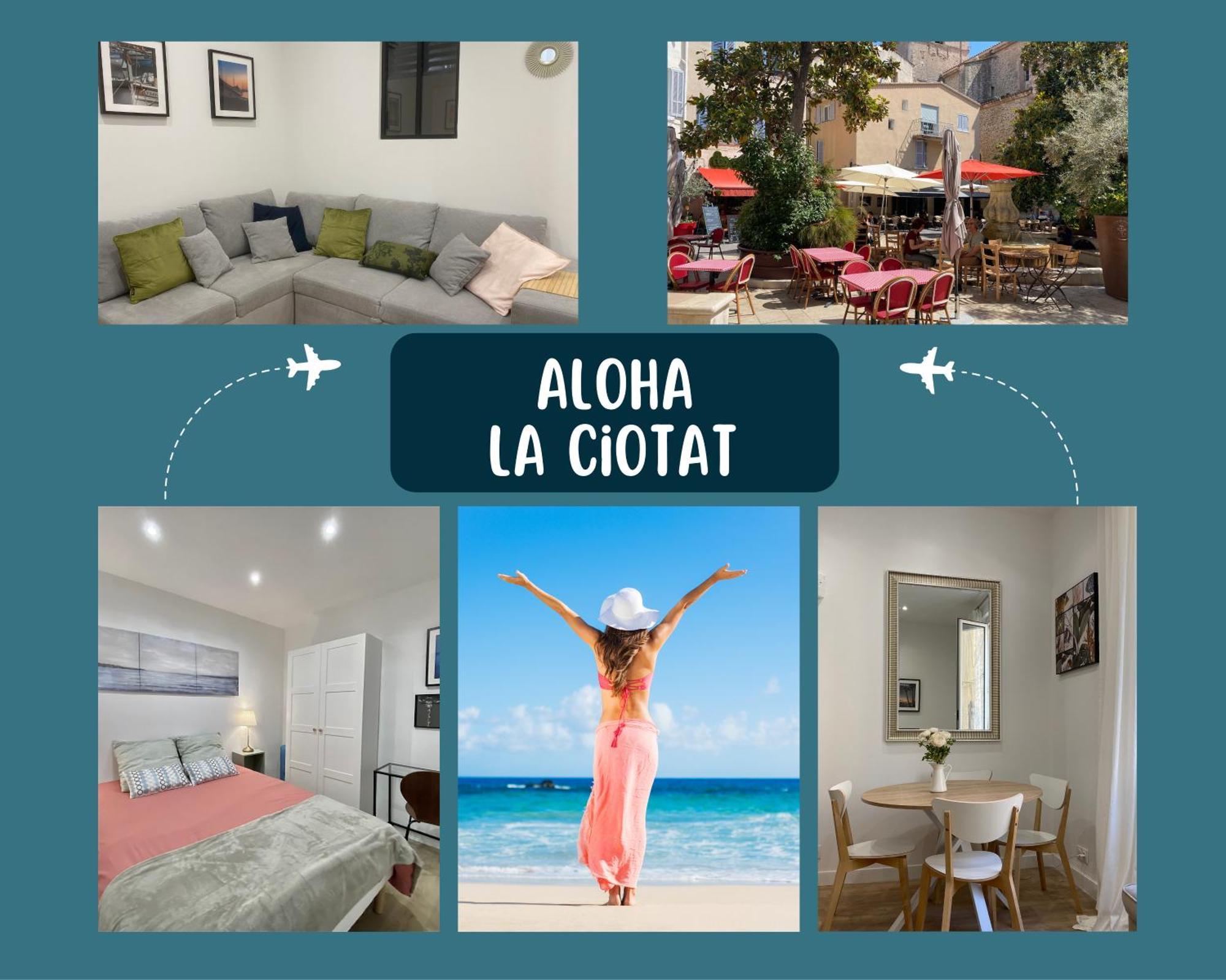 Aloha Climatise Parking By Laconciergerie13 Ла Сиота Екстериор снимка